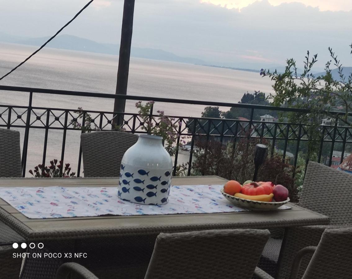 Mesonisi Με Υπέροχη Θέα Στον Παγασητικό!! Villa Afissos Eksteriør billede