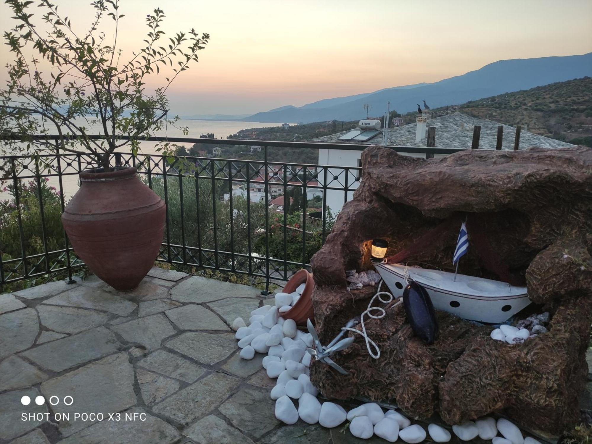 Mesonisi Με Υπέροχη Θέα Στον Παγασητικό!! Villa Afissos Eksteriør billede