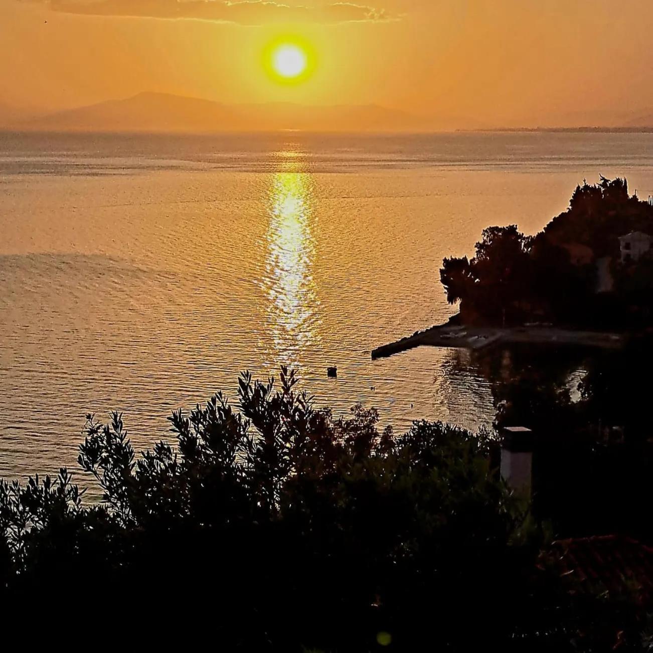 Mesonisi Με Υπέροχη Θέα Στον Παγασητικό!! Villa Afissos Eksteriør billede